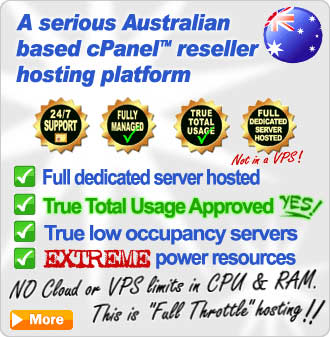 cPanel reseller hosting Australia